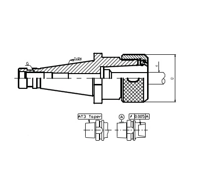 DIN2080-40 COLLET CHUCK OZ25