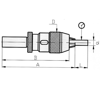 1/32- 5/8 Heavy Duty Key Type Drill Chuck with MT3 (Morse Taper 3) Shank